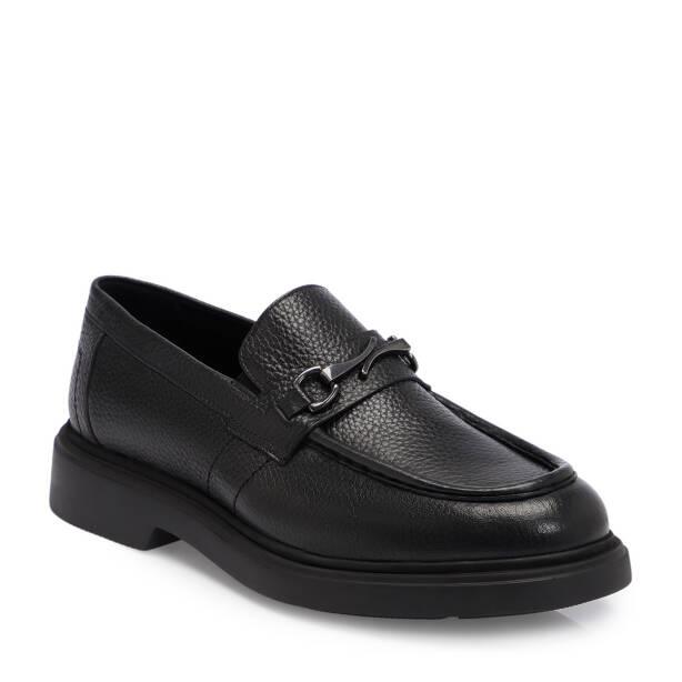 Siyah Deri Erkek Loafer - E25S1AY57378-A23 