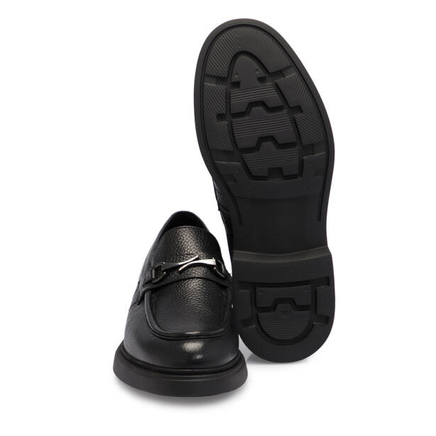 Siyah Deri Erkek Loafer - E25S1AY57378-A23 - 4
