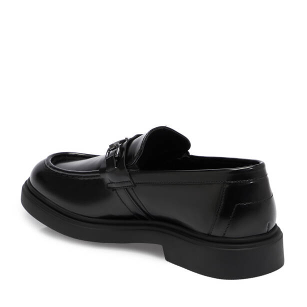 Siyah Deri Erkek Loafer - E25S1AY57378-A35 - 2