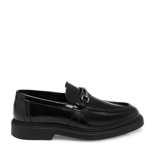 Siyah Deri Erkek Loafer - E25S1AY57378-A35 - 3