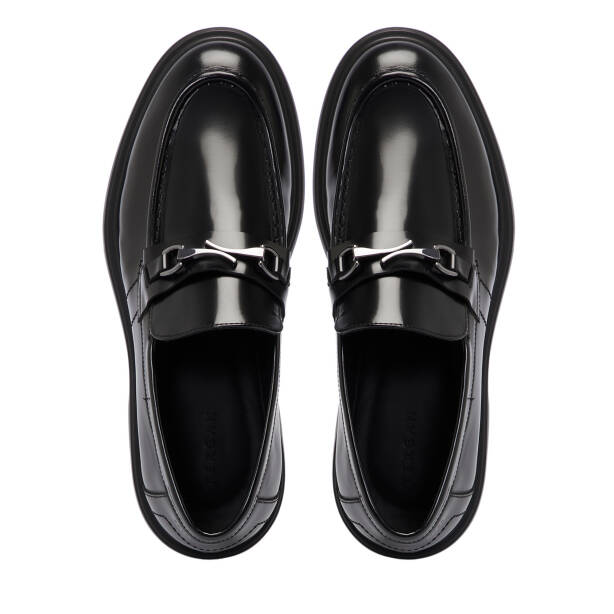 Siyah Deri Erkek Loafer - E25S1AY57378-A35 - 5