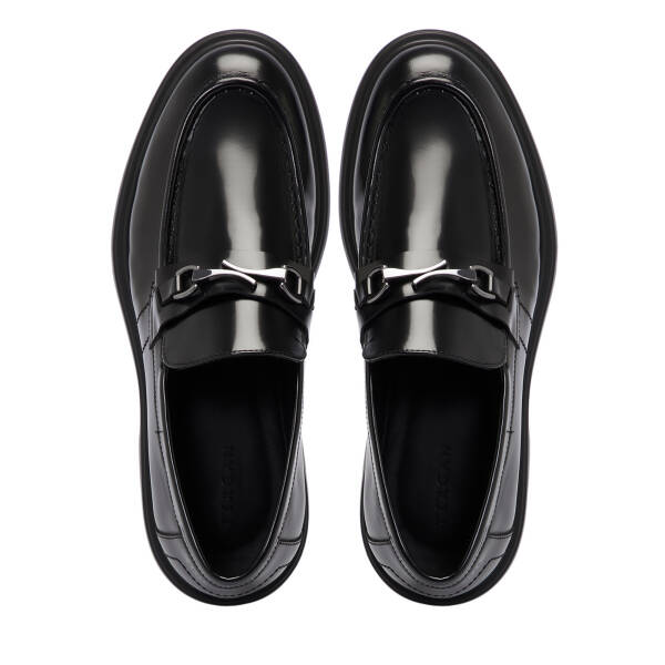 Siyah Deri Erkek Loafer - E25S1AY57378-A35 - 5