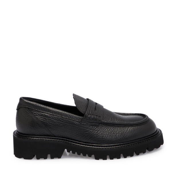 Siyah Deri Erkek Loafer - E25S1AY57405-A23 - 3