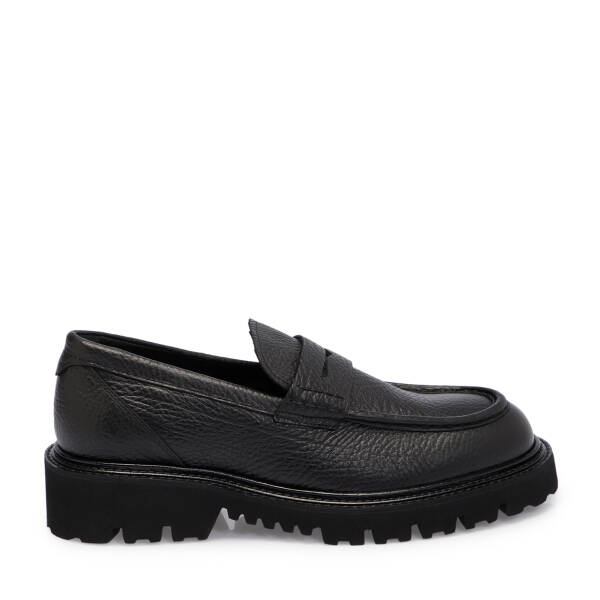 Siyah Deri Erkek Loafer - E25S1AY57405-A23 - 3