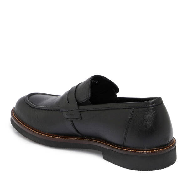 Siyah Deri Erkek Loafer - E25S1AY57435-A23 - 2