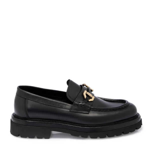 Siyah Deri Erkek Loafer - E25S1AY57462-A43 - 3