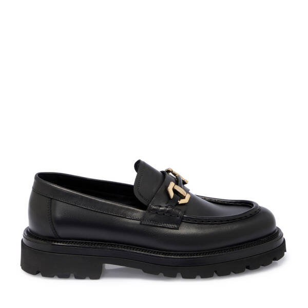 Siyah Deri Erkek Loafer - E25S1AY57462-A43 - 3