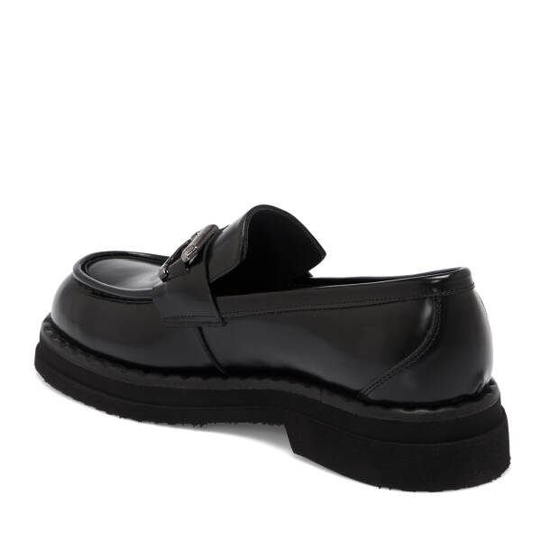 Siyah Hakiki Deri Erkek Loafer - E25S1AY57493-F44 - 3