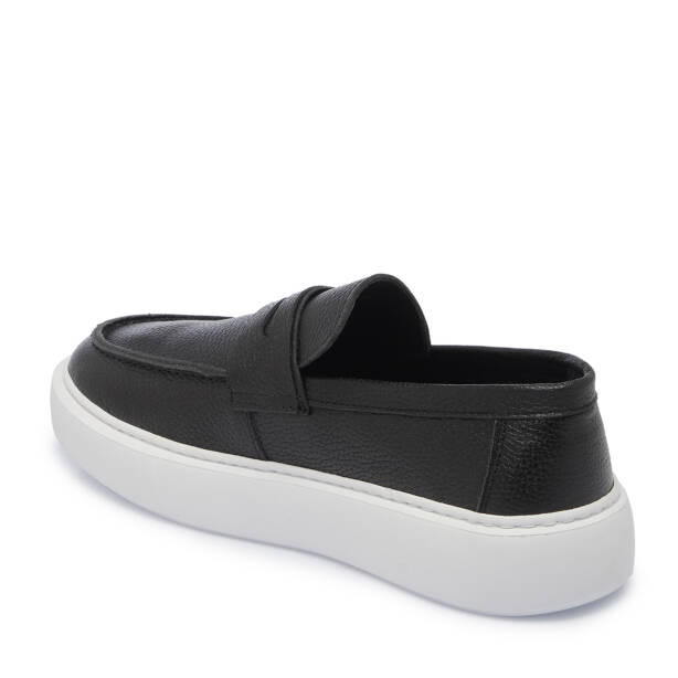 Siyah Deri Erkek Loafer - E25S1AY57561-A41 - 2