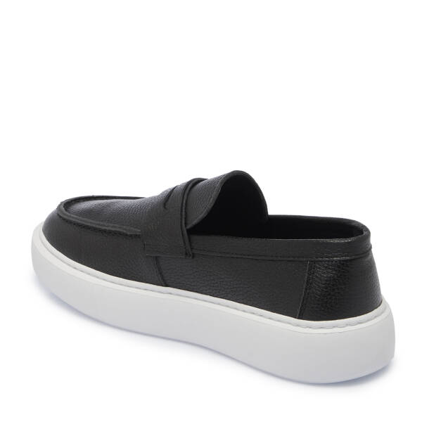 Siyah Deri Erkek Loafer - E25S1AY57561-A41 - 2