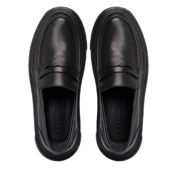 Siyah Hakiki Deri Erkek Loafer - E25S1AY57673-A41 - 5