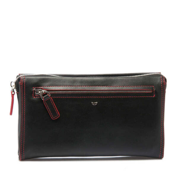 Siyah Deri Erkek Portföy Çantası - S1PC00001604-N8L - 1