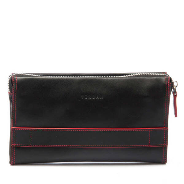 Siyah Deri Erkek Portföy Çantası - S1PC00001604-N8L - 3