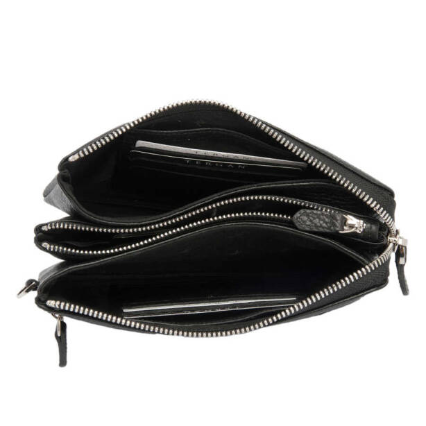 Siyah Hakiki Deri Erkek Portföy Çantası - S1PC00001605-A41 - 4