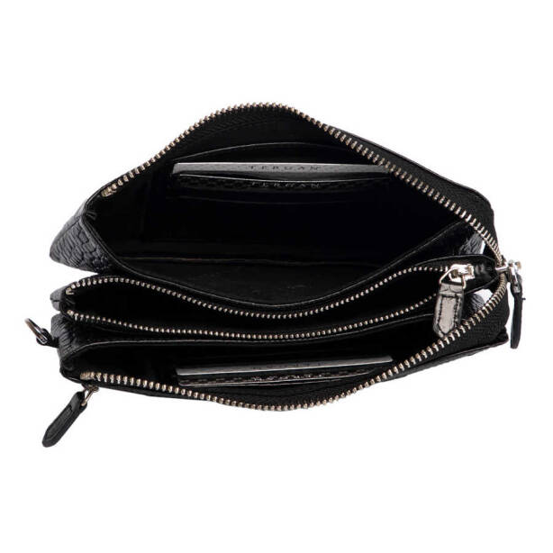 Siyah Deri Erkek Portföy Çantası - S1PC00001605-C60 - 4