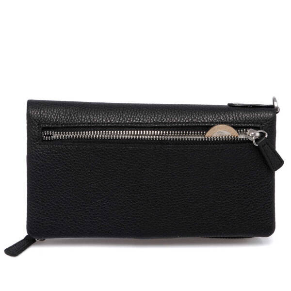 Siyah Hakiki Deri Erkek Portföy Çantası - S1PC00001632-A6F - 4