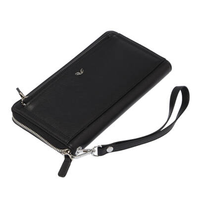Siyah Deri Erkek Portföy Çantası - S1PC00001667-A85 