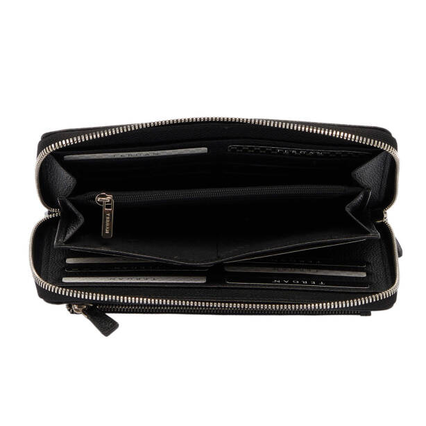 Siyah Deri Erkek Portföy Çantası - S1PC00001667-U9G - Tergan