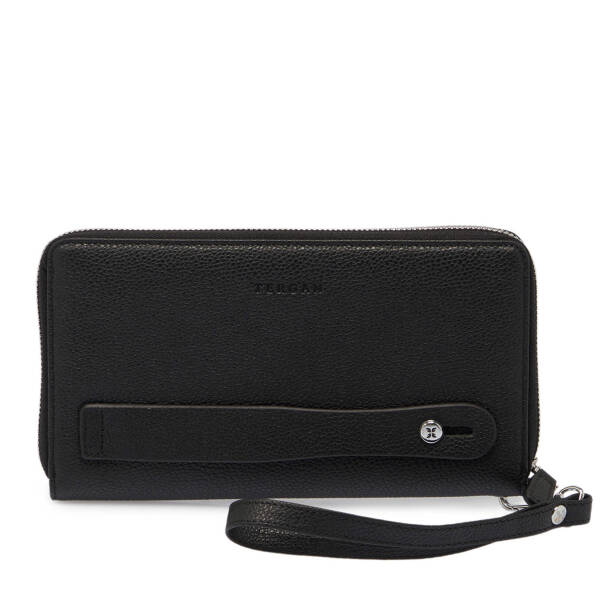 Siyah Deri Erkek Portföy Çantası - S1PC00001667-U9G - Tergan