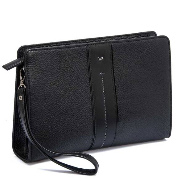 Siyah Deri Erkek Portföy Çantası - S1PC00002177-A6F - 2