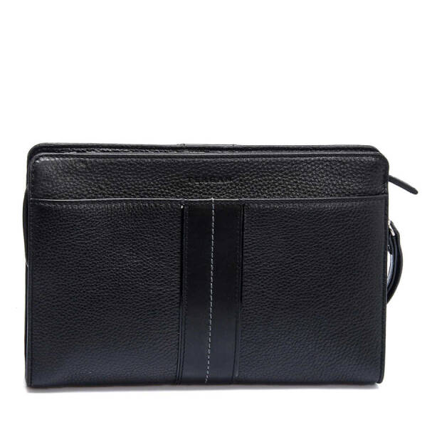 Siyah Deri Erkek Portföy Çantası - S1PC00002177-A6F - 3