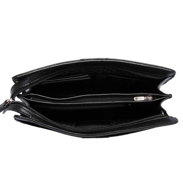 Siyah Deri Erkek Portföy Çantası - S1PC00002177-A6F - 4