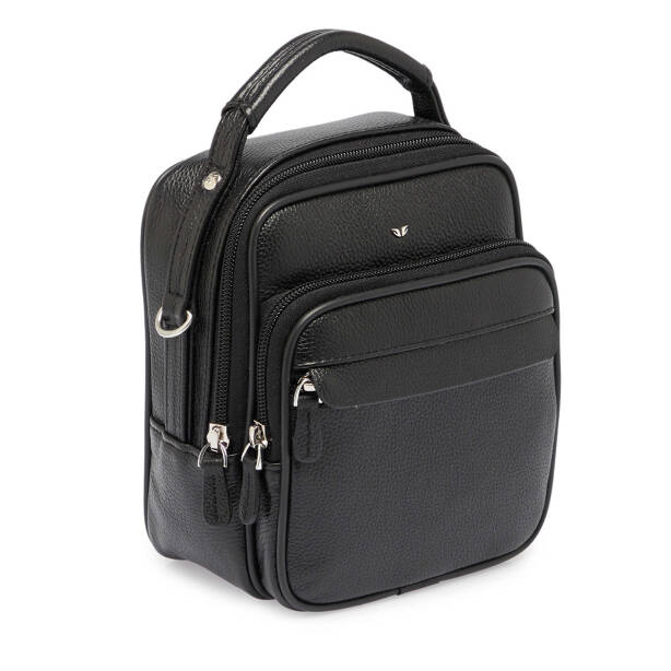 Siyah Deri Erkek Portföy Çantası - S1PC00002193-A6F - Tergan