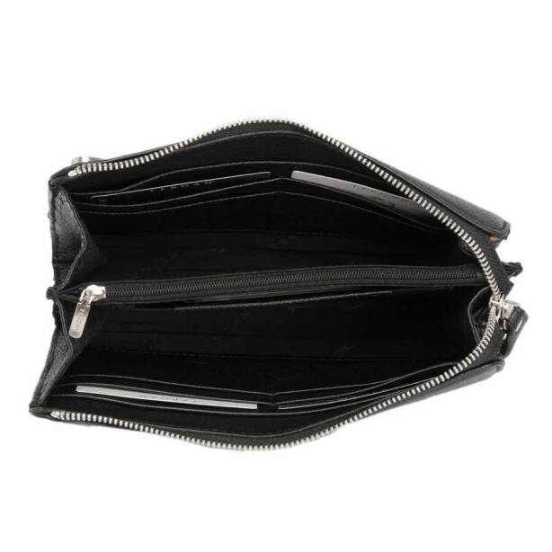 Siyah Deri Erkek Portföy Çantası - S1PC00002199-A6F - 4