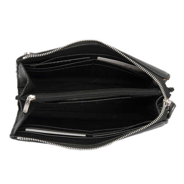 Siyah Hakiki Deri Erkek Portföy Çantası - S1PC00002199-A6F - 4