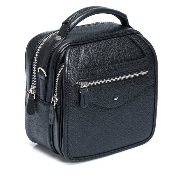 Siyah Deri Erkek Portföy Çantası - S1PC00002957-A6F - 2