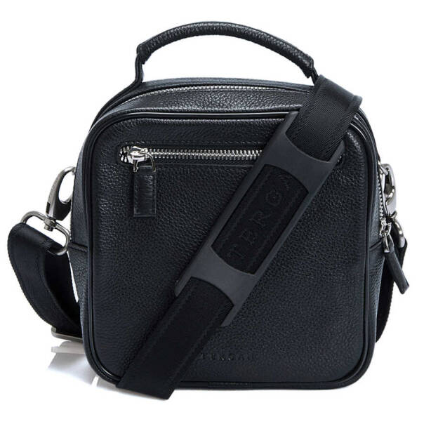 Siyah Deri Erkek Portföy Çantası - S1PC00002957-A6F - 3