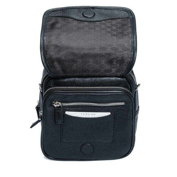 Siyah Deri Erkek Portföy Çantası - S1PC00002957-A6F - 4