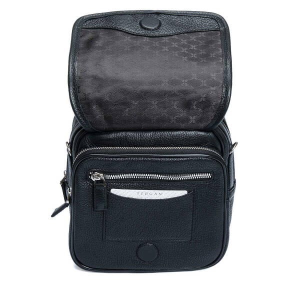 Siyah Deri Erkek Portföy Çantası - S1PC00002957-A6F - 4