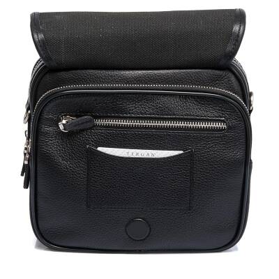 Siyah Deri Erkek Portföy Çantası - S1PC00002958-A6F - 3
