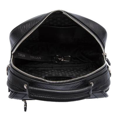 Siyah Deri Erkek Portföy Çantası - S1PC00002958-A6F - 4
