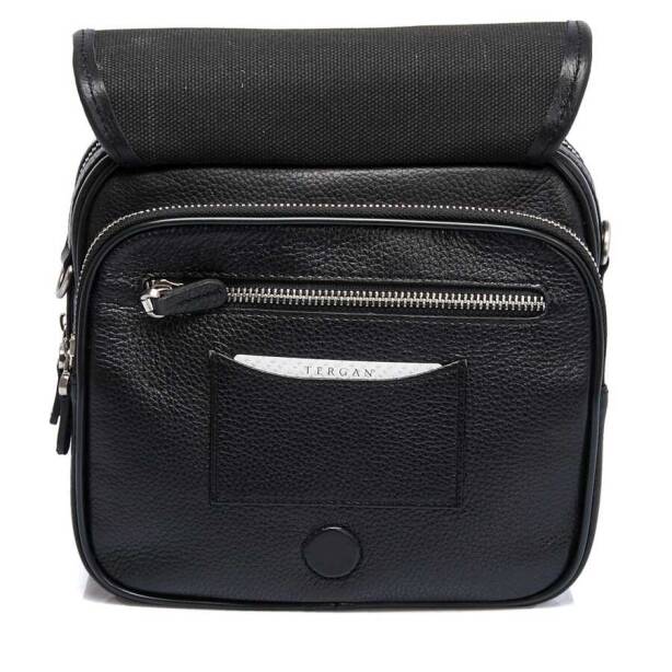 Siyah Deri Erkek Portföy Çantası - S1PC00002958-A6F - 3