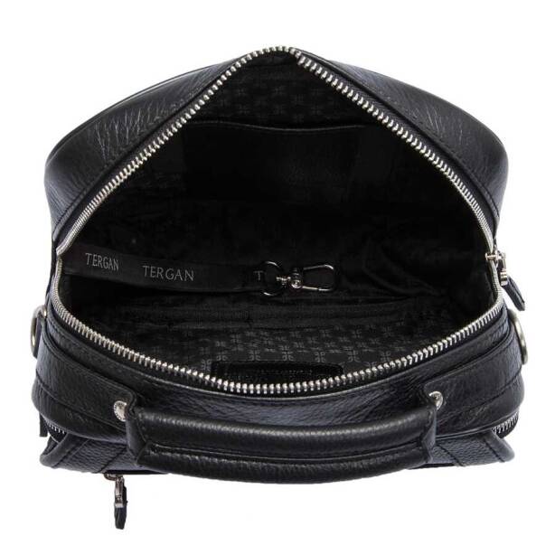 Siyah Deri Erkek Portföy Çantası - S1PC00002958-A6F - 4