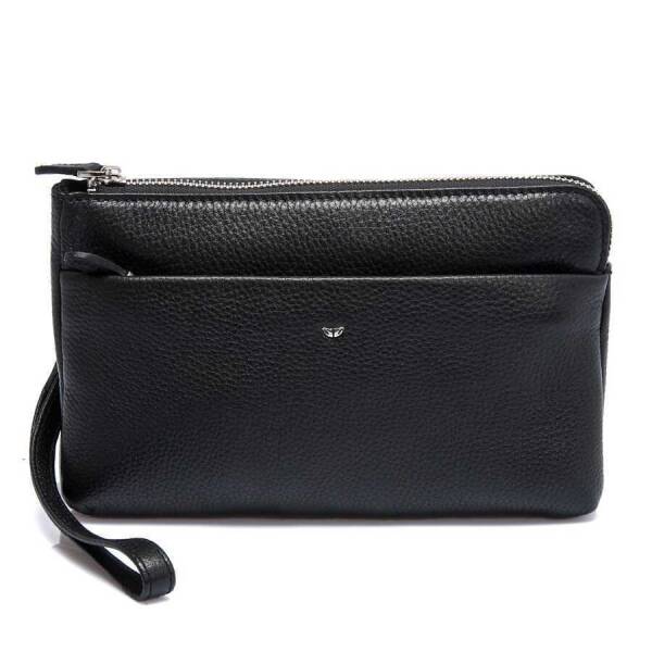 Siyah Hakiki Deri Erkek Portföy Çantası - S1PC00002972-A6F - 1