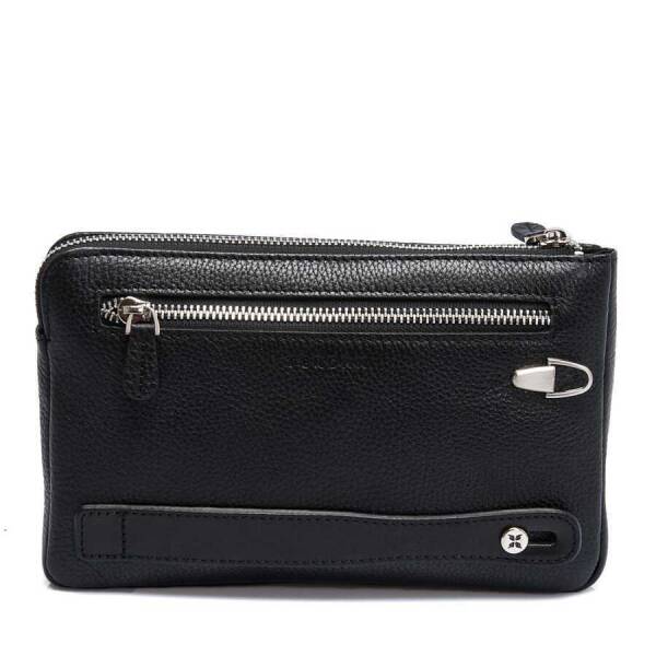 Siyah Hakiki Deri Erkek Portföy Çantası - S1PC00002972-A6F - 3