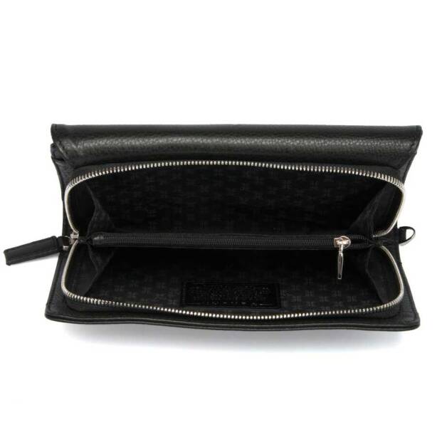 Siyah Deri Erkek Portföy Çantası - S1PC00002980-A6F - 4