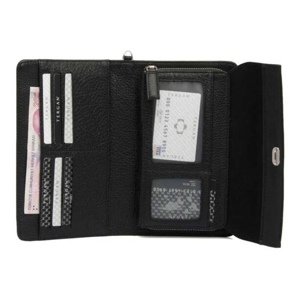 Siyah Deri Erkek Portföy Çantası - S1PC00002980-A6F - 5