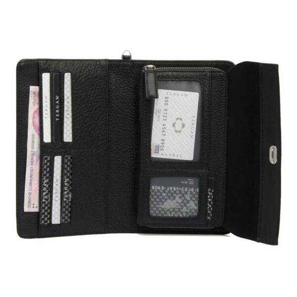 Siyah Hakiki Deri Erkek Portföy Çantası - S1PC00002980-A6F - 5