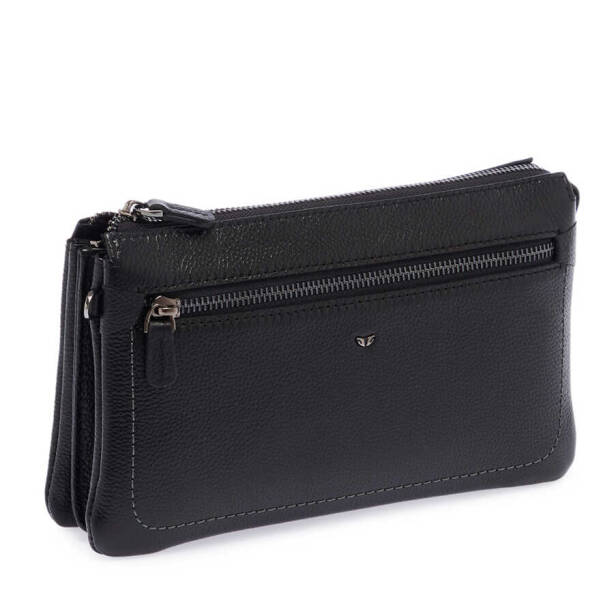 Siyah Hakiki Deri Erkek Portföy Çantası - S1PC00002998-A6F - 2