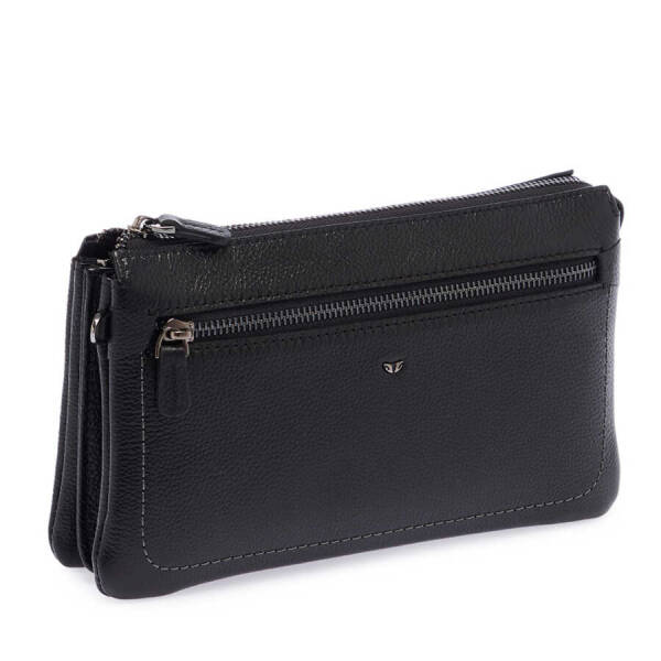 Siyah Hakiki Deri Erkek Portföy Çantası - S1PC00002998-A6F - 2