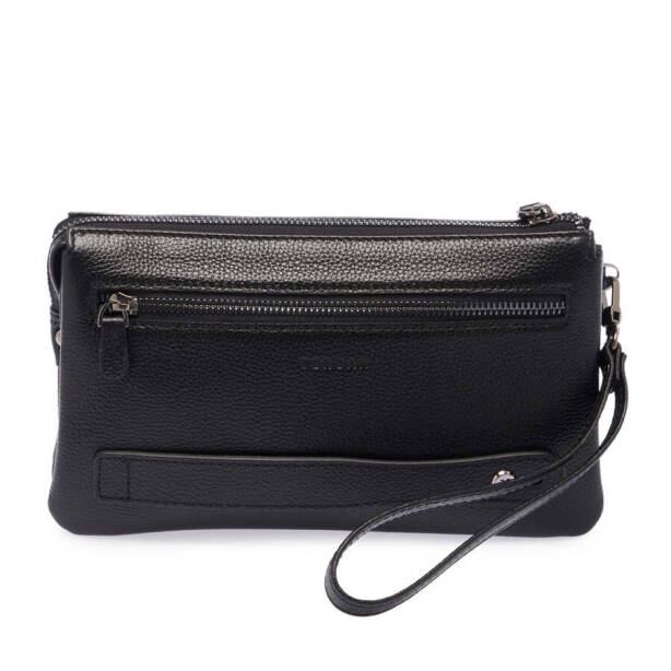 Siyah Hakiki Deri Erkek Portföy Çantası - S1PC00002998-A6F - 3