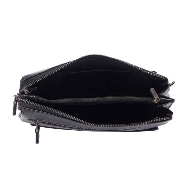 Siyah Hakiki Deri Erkek Portföy Çantası - S1PC00002998-A6F - 4