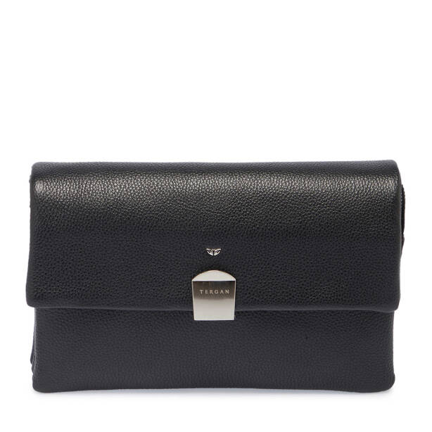 Siyah Hakiki Deri Erkek Portföy Çantası - S1PC00021230-A6L - 1