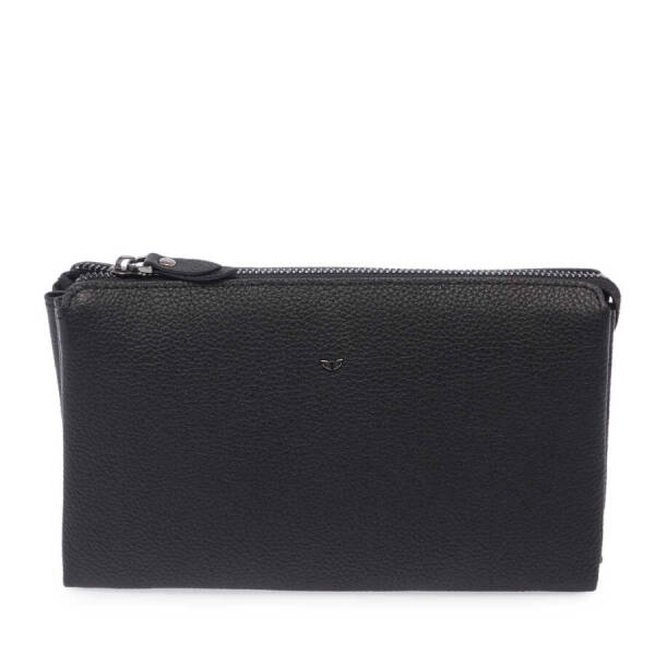 Siyah Hakiki Deri Erkek Portföy Çantası - S1PC00021240-A6F - 1