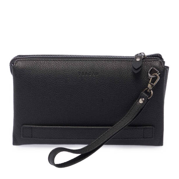 Siyah Hakiki Deri Erkek Portföy Çantası - S1PC00021240-A6F - Tergan