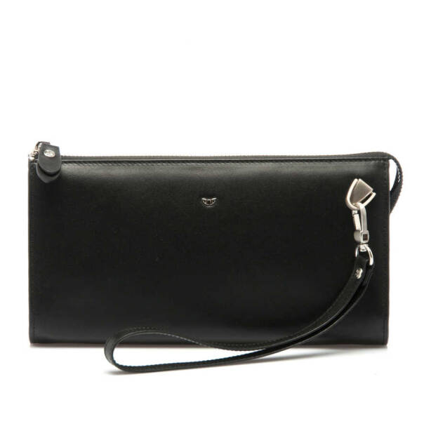 Siyah Hakiki Deri Erkek Portföy Çantası - S1PC00021288-C59 - Tergan